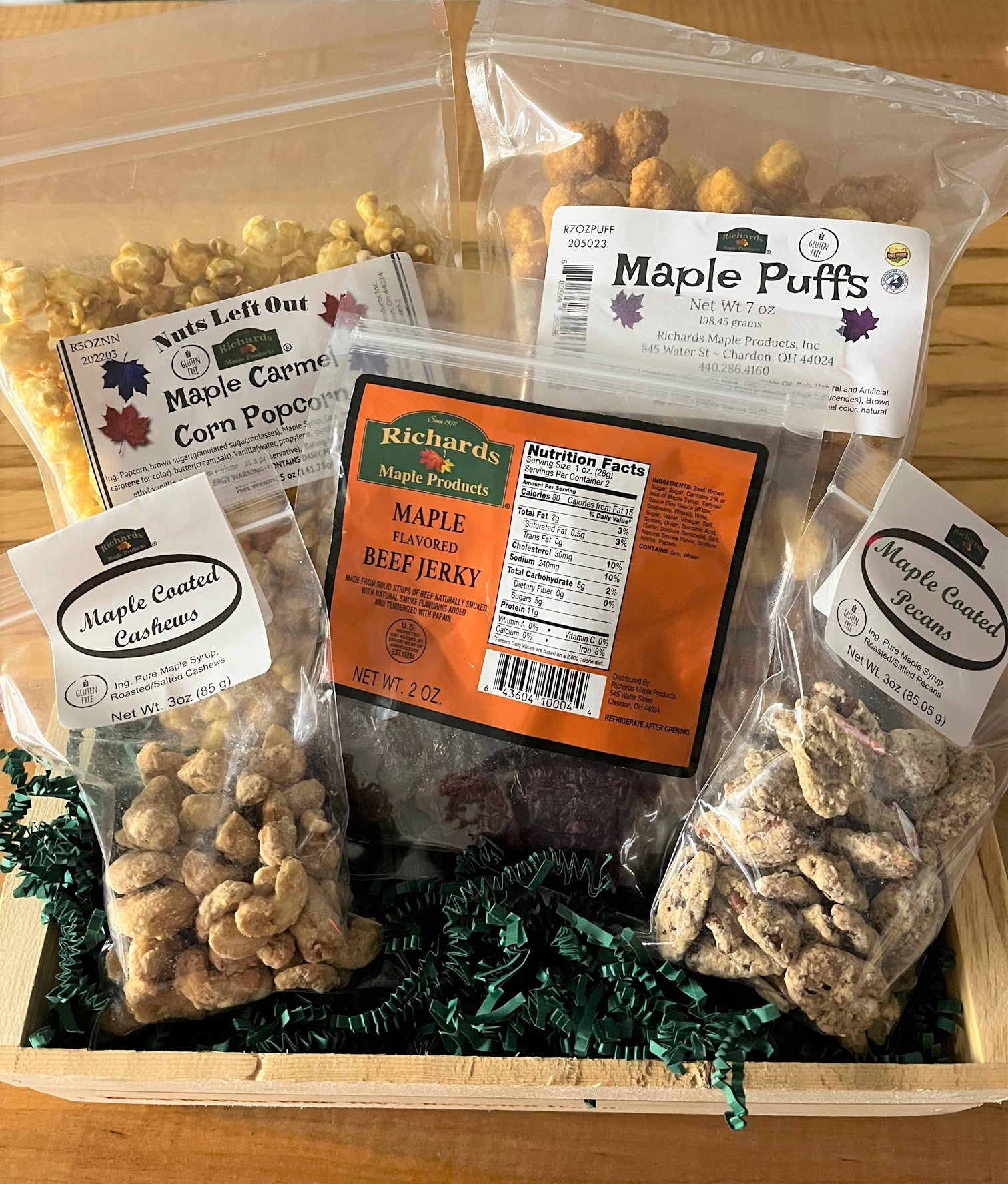 Gift Baskets, Boxes & Crates Richards Maple Products