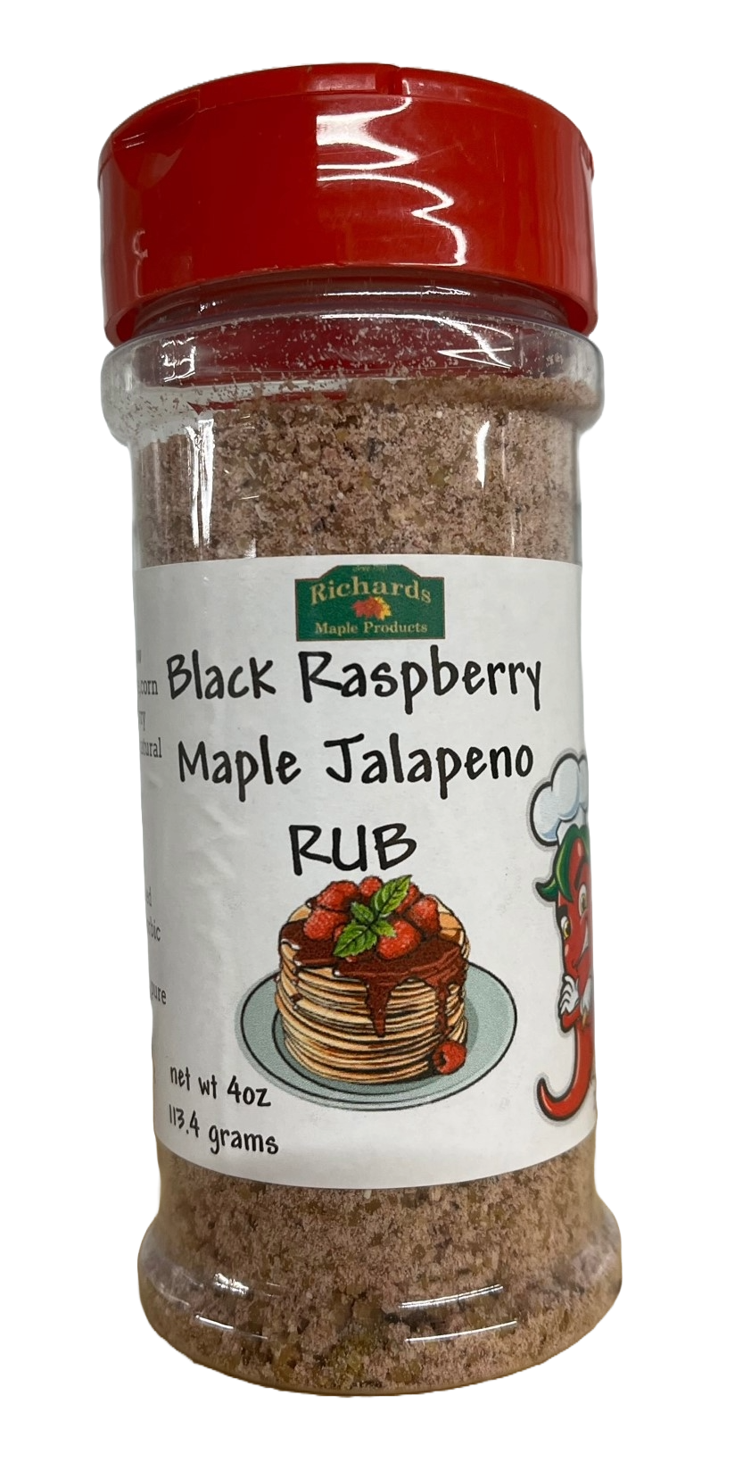 Black Raspberry Maple Jalapeno Rub