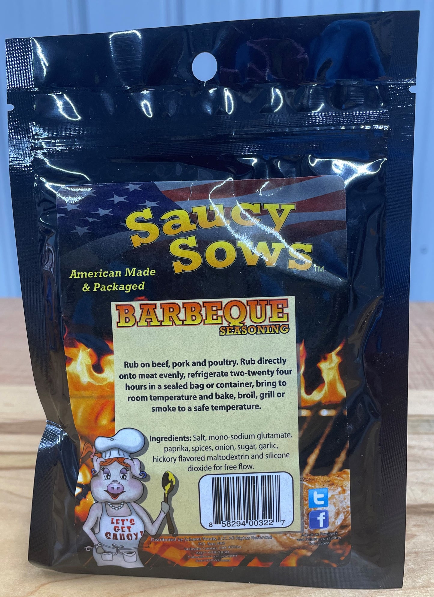 Saucy Sows Barbeque Seasoning