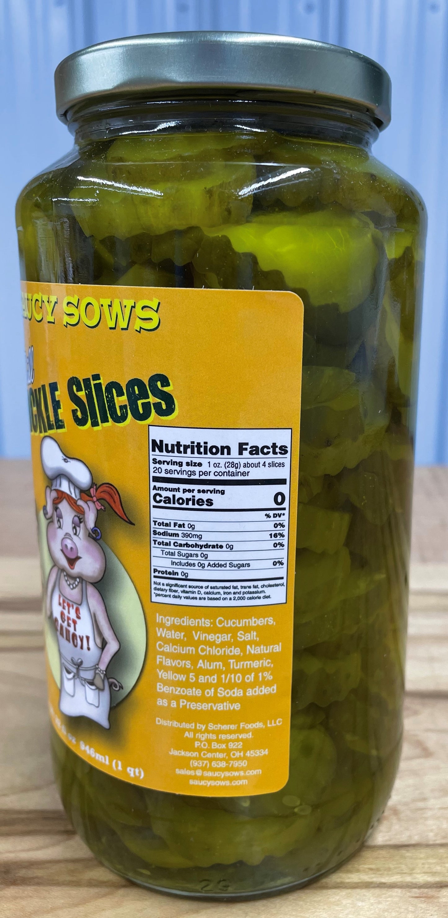 Saucy Sows Dill Pickle Slices