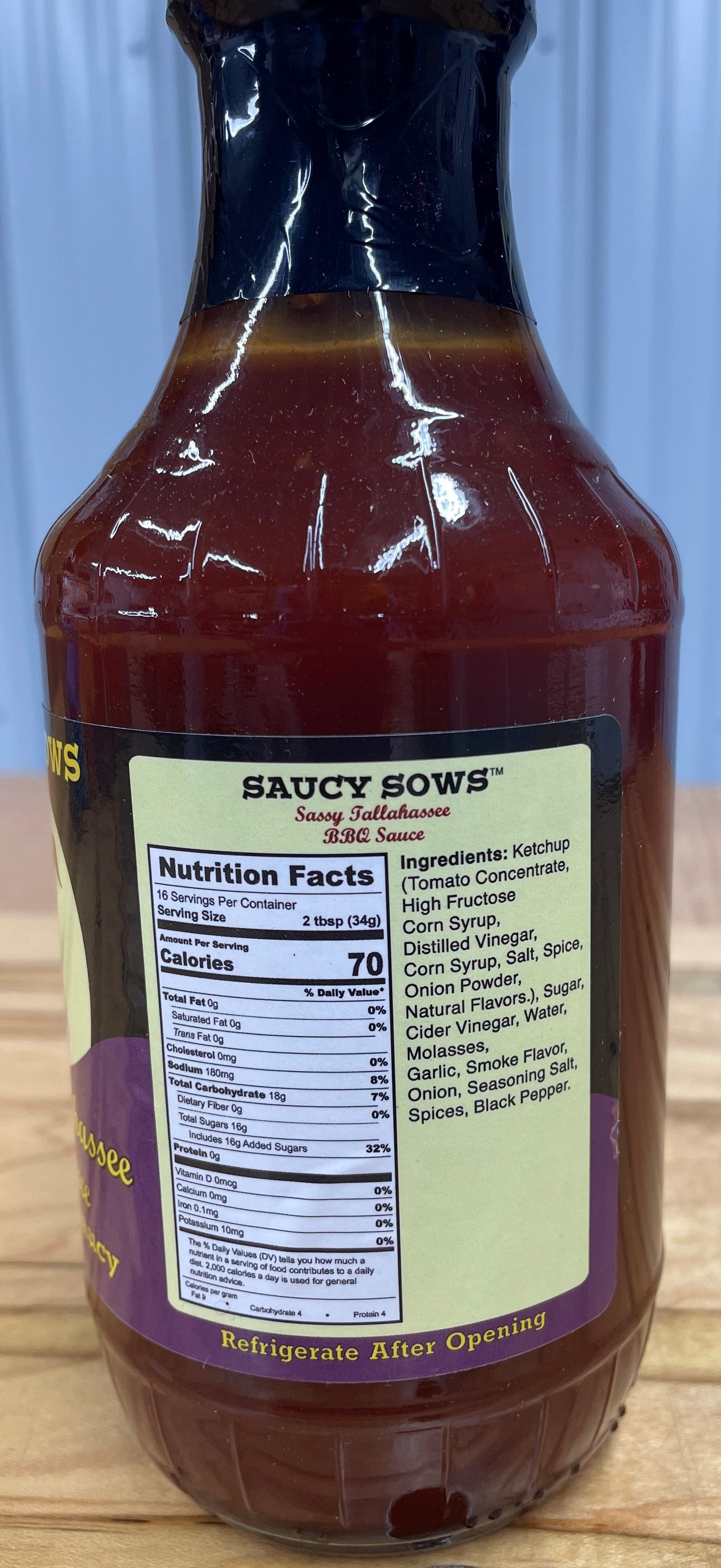 Saucy Sows Sassy Tallahassee BBQ Sauce