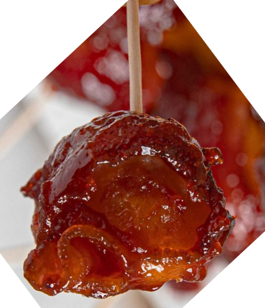 Maple Bacon Wrapped Chestnuts