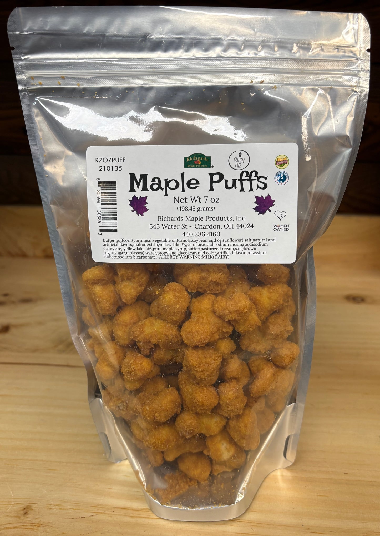 Maple Puffs - 7 oz. Bag - 3 Pack