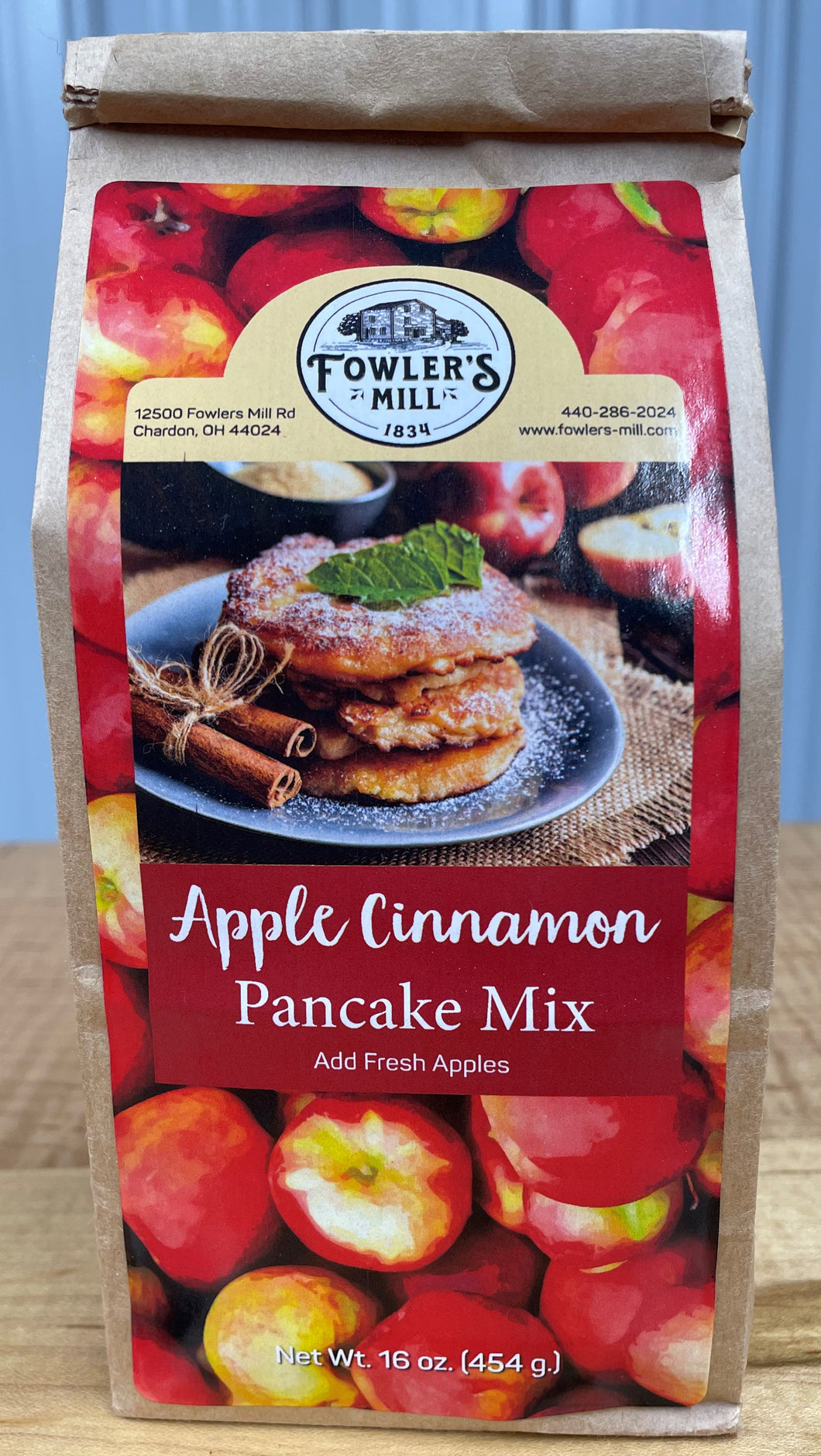 Fowler's Mill Apple Cinnamon Pancake Mix