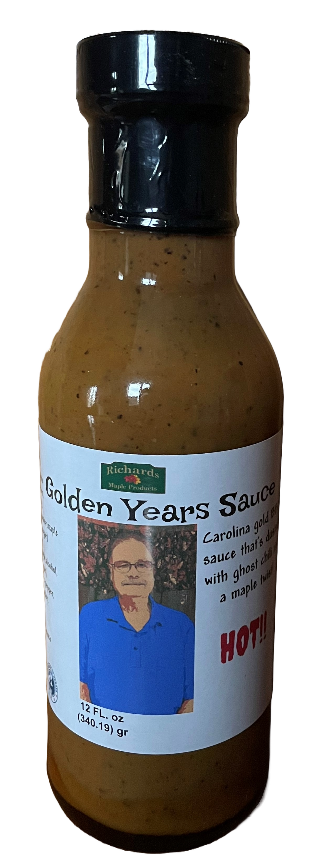 Dave's Golden Years Hot Maple BBQ Sauce