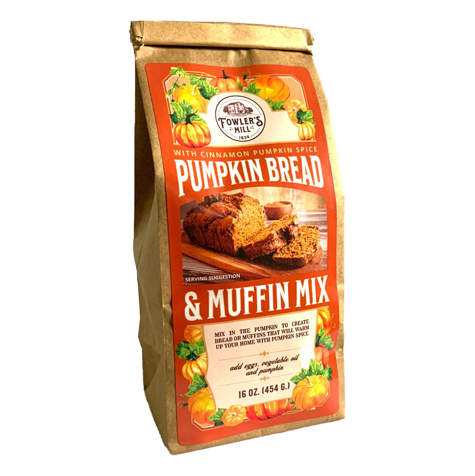 Fowler's Mill Pumpkin Bread & Muffin Mix