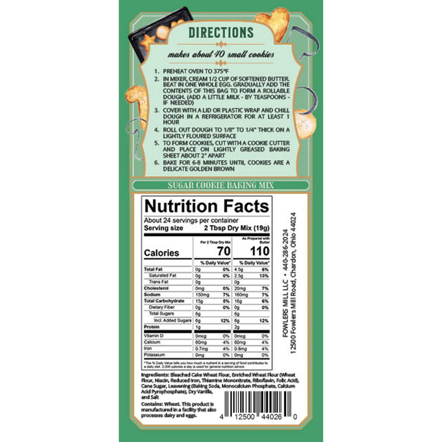 Fowler's Mill Sugar Cookie Mix