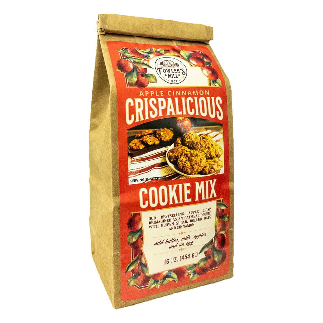 *NEW ITEM*  Fowler's Mill Apple Cinnamon Crispalicious Cookie Mix