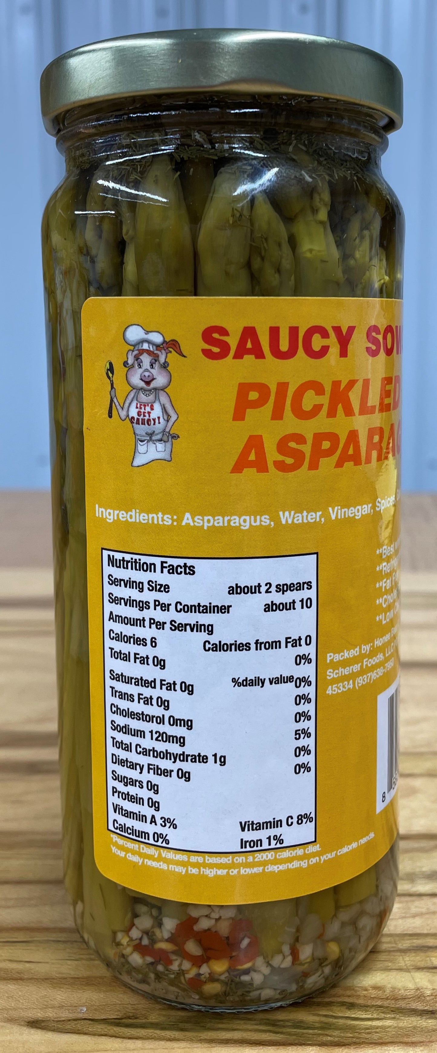 Saucy Sows Pickled Asparagus