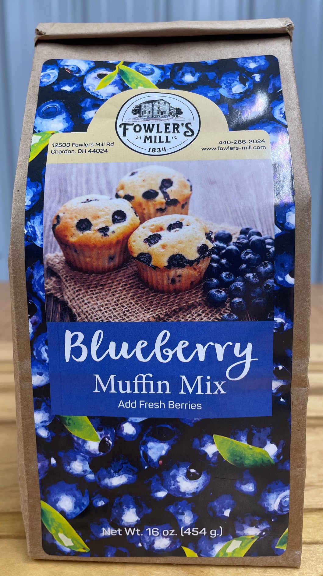 Fowler's Mill Blueberry Muffin Mix
