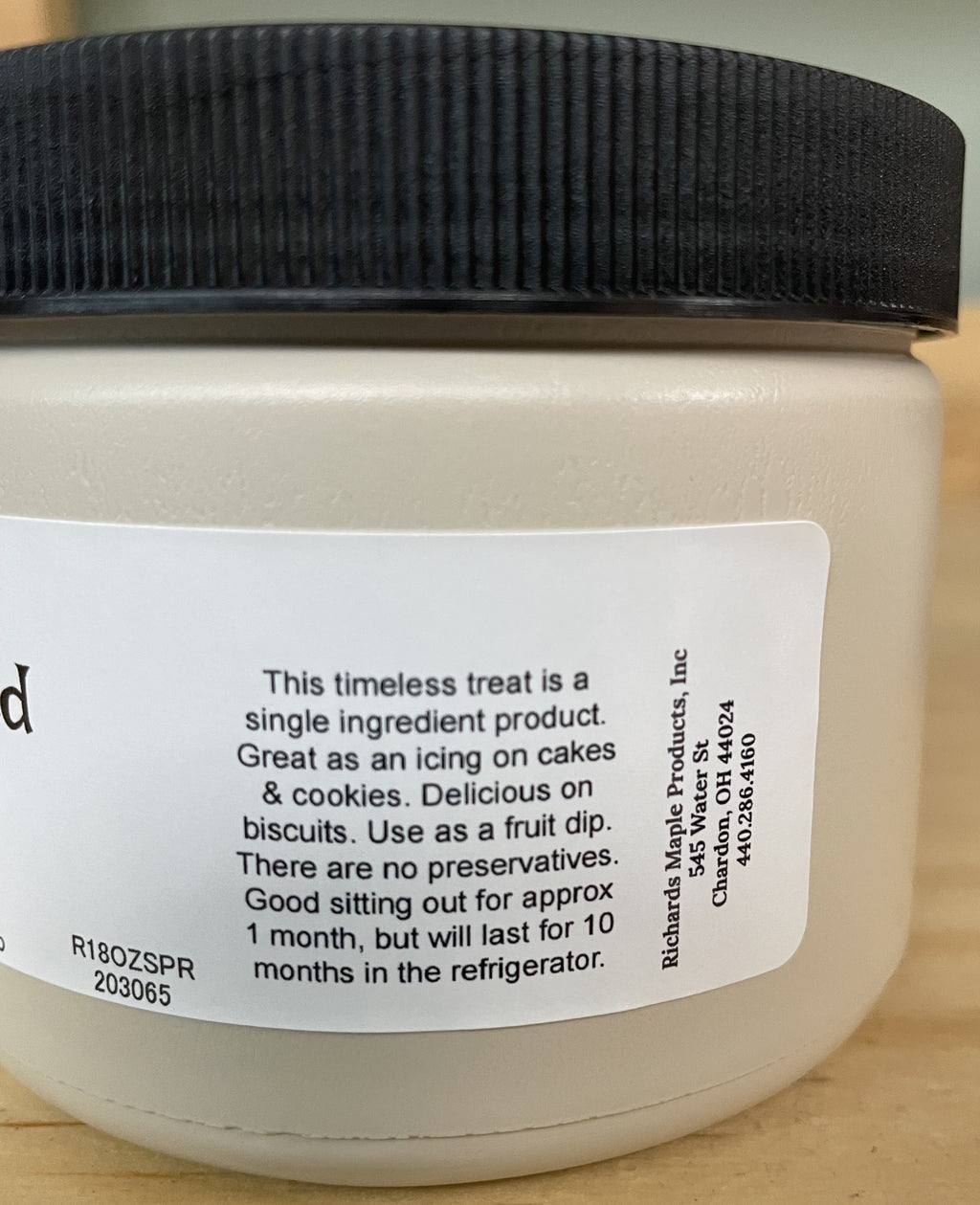 Maple Spread - 6 - 18 oz. Containers
