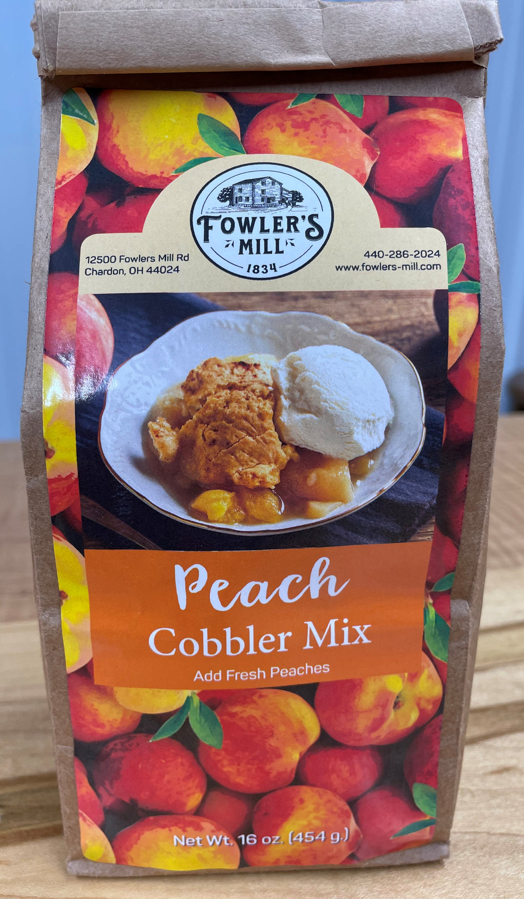 Fowler's Mill Peach Cobbler Mix