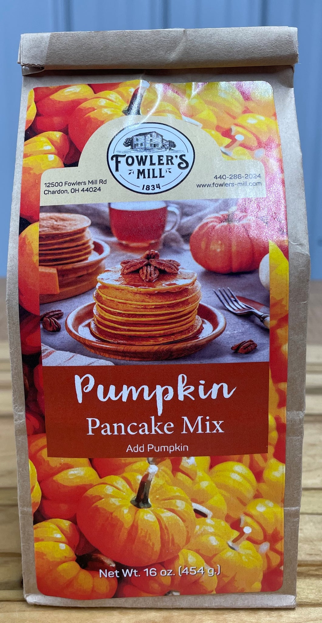 Fowler's Mill Pumpkin Pancake Mix