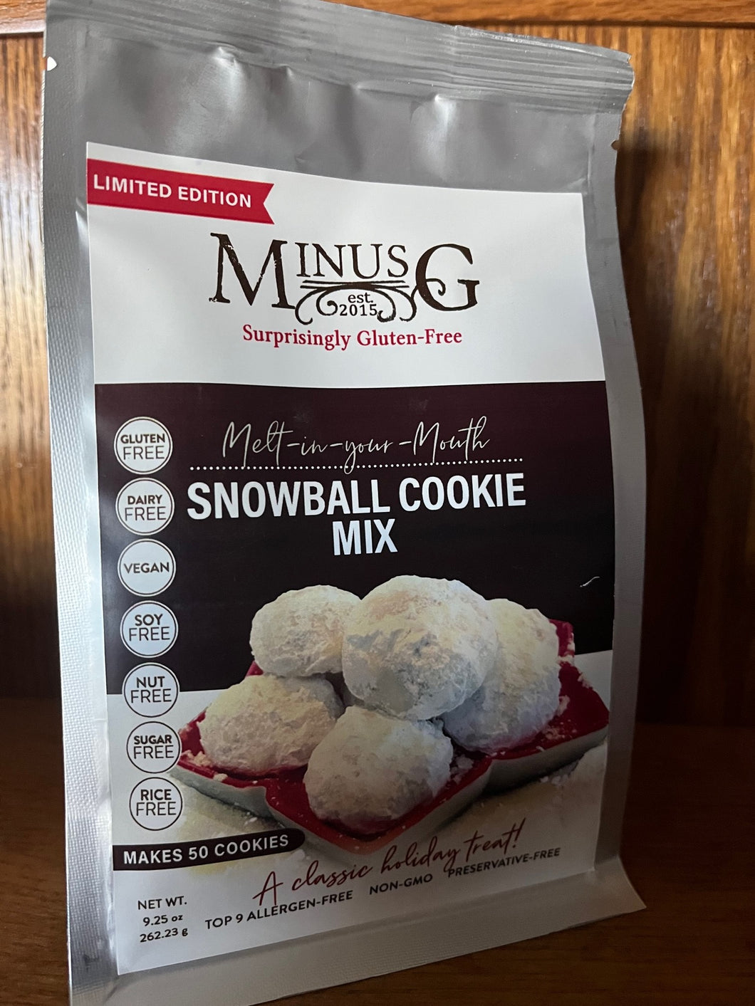 MinusG Snowball Cookie Mix