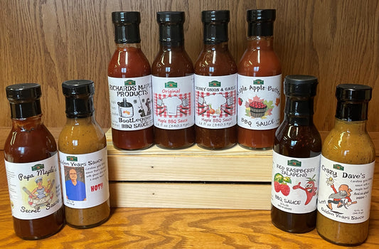 12 Pack Maple BBQ Sauce (Assorted flavors)