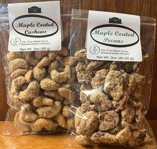 Maple Coated Nuts - 3 oz. - 2 Pack