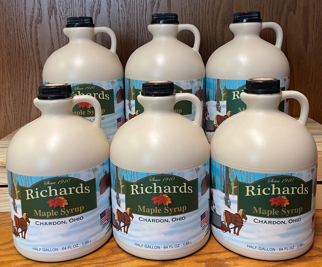 Half Gallons - 6 - Pure Maple Syrup