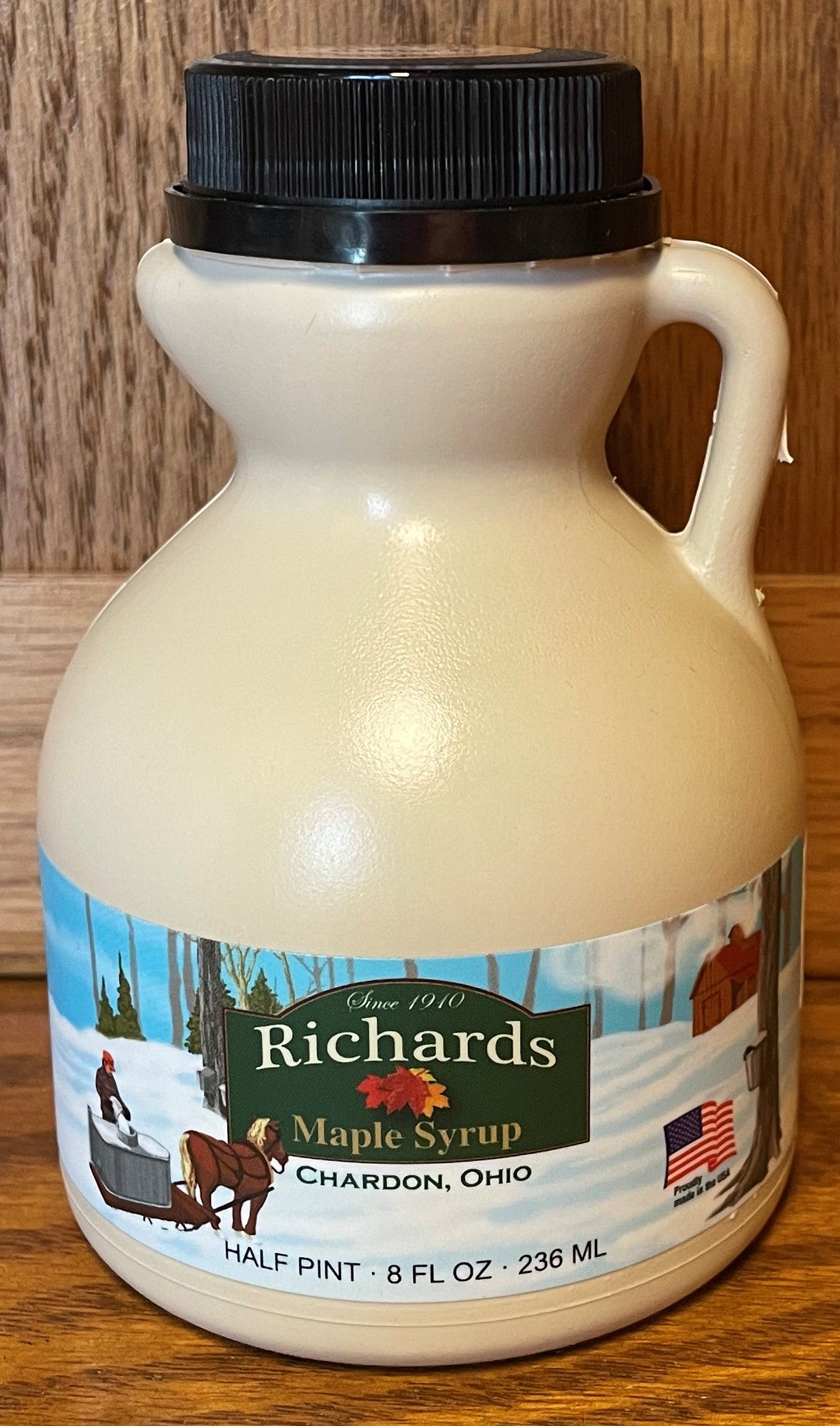 One-Half Pint Pure Maple Syrup