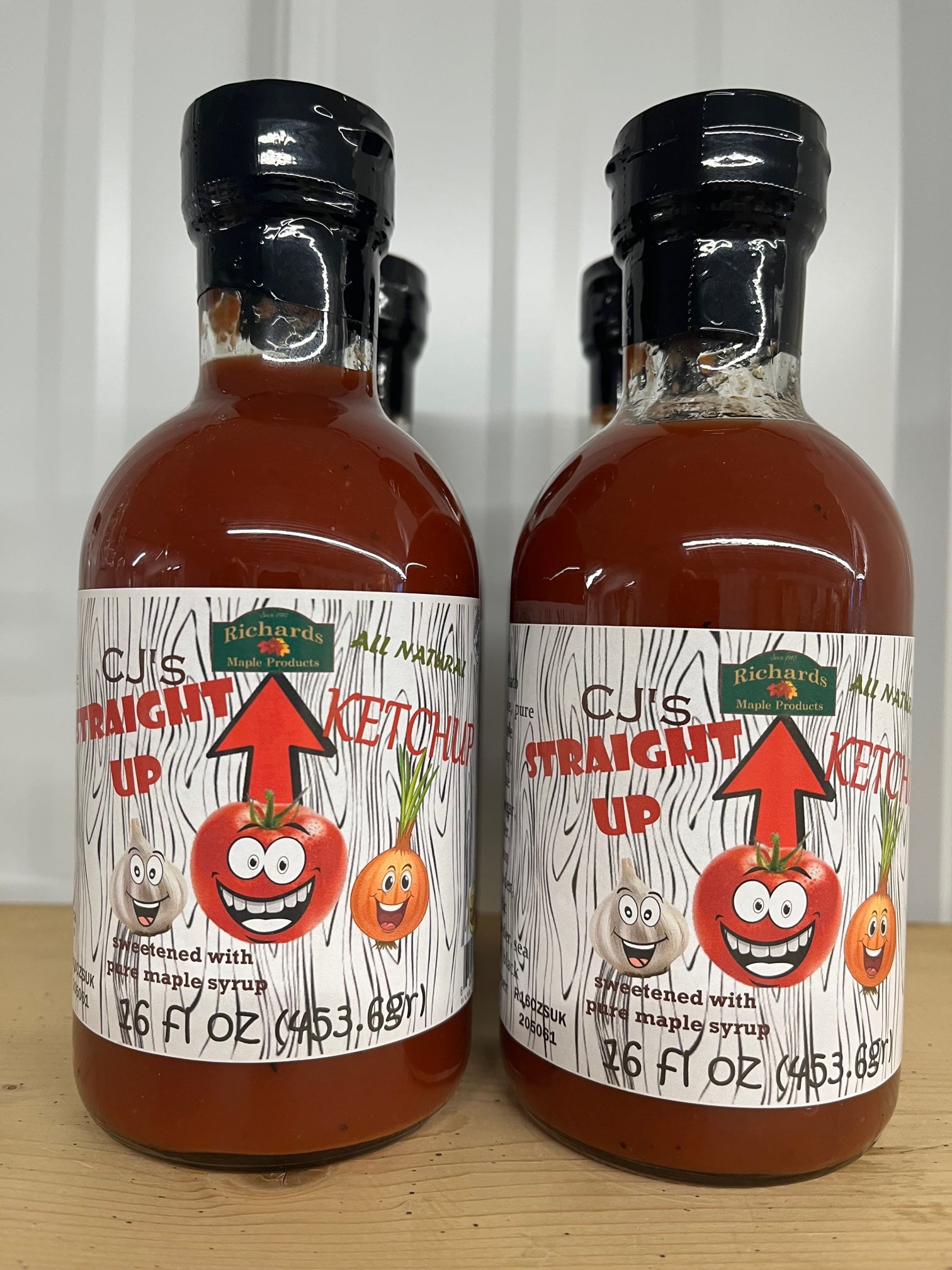 CJ's Straight Up Ketchup 16 oz.