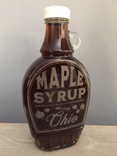 Arched Ohio Maple #3 Etched 250ml Flask