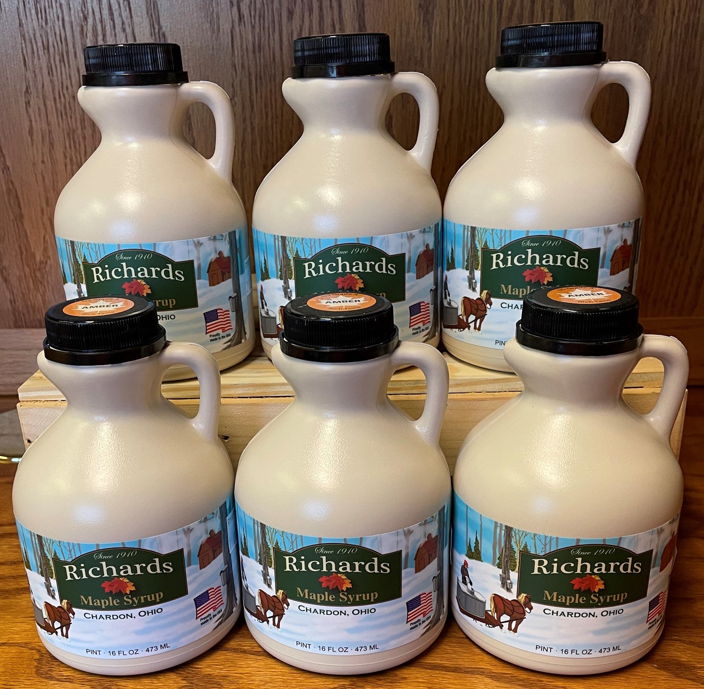 Pints - 6 - Pure Maple Syrup